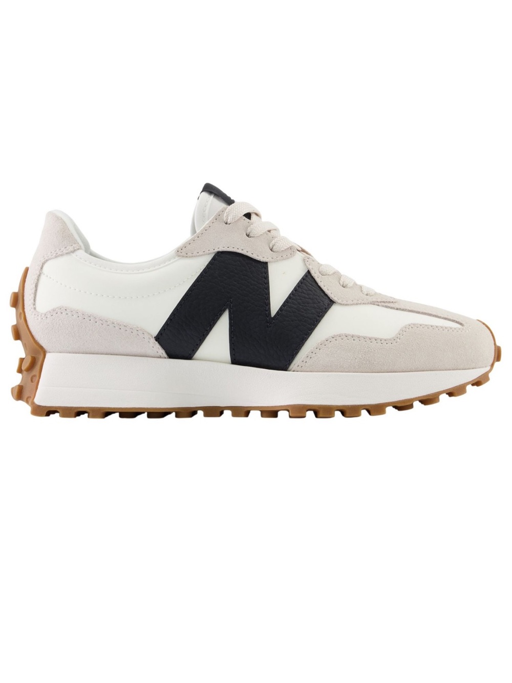 New Balance Women’s White, Black & Gum Retro Runner NOT NYLON